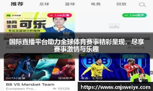 国际直播平台助力全球体育赛事精彩呈现，尽享赛事激情与乐趣