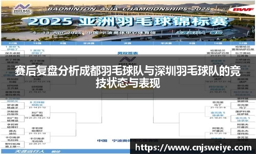 赛后复盘分析成都羽毛球队与深圳羽毛球队的竞技状态与表现